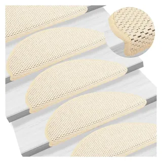 vidaXL Stufenmatte 65 x 21 cm Beige