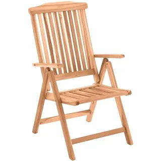 Gartensessel Teak Klappstuhl Hochlehner Gartenstuhl Holzstuhl Stuhl massiv