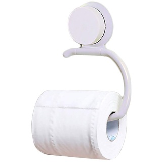 Demarkt Toilettenpapierhalter ohne Bohren WC Papierhalter Sauger (Weiß)