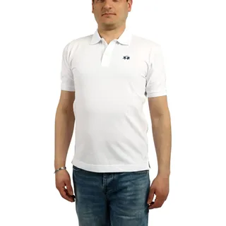 La Martina - Klassisches Poloshirt aus Piqué Regular Fit, Signalweiß, Man - XXL