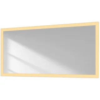 Emke, Spiegel, Badspiegel mit Beleuchtung 120*60cm, Warmweiss3000K, Dimmbar, Wand Schalter (120 x 60 cm)