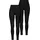 Leggings BOYSEN S Damen Gr 36 N-Gr schwarz schwarz schwarz Jersey Obermaterial 95 Baumwolle 5 Elasthan unifarben Basic sehr figurbetont knöchellang Hosen Leggings mit Baumwolle NEUE FARBE