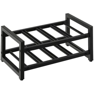 Costway Weinregal 42,5 x 24,5 x 20,5 cm Schwarz