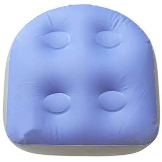 Tenlacum Spa- und Whirlpool-Sitzkissen mit Saugnapf, weich, aufblasbar, rutschfest, Massagekissen für Erwachsene, ältere Menschen, Kinder zu Hause, Spa-Erholung (blau)