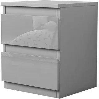 Hti-Living Nachtschrank Kenji 33 x 32 x 41 cm Grau