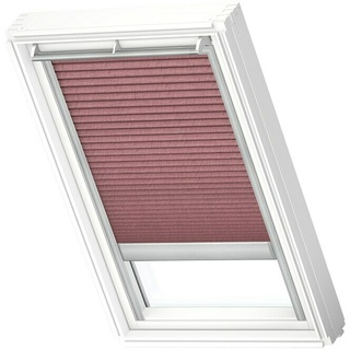 Velux Dachfensterplissee Elektro FML M08 1279S  (Farbe: Weinrot - 1279S, Farbe Schiene: Aluminium, Elektrisch)