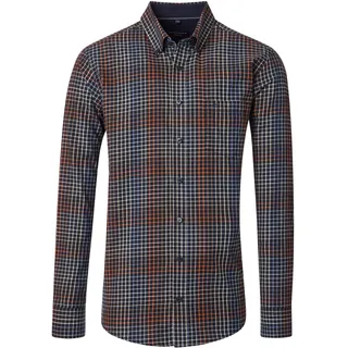 CasaModa Freizeithemd kariert orange XXL