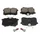 Mapco Bremsbeläge hinten Satz Hersteller-Nr 6302 für Skoda Renault Seat Citroën Peugeot VW