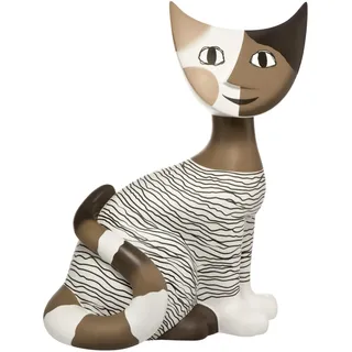 GOEBEL Rosina Wachtmeister Katzen-Figur Odilia aus Porzellan in warmen Farben, Höhe: 47,5cm, 31-237-02-1