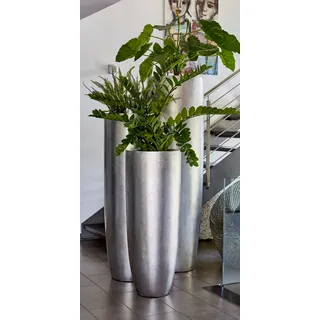 Vase Ophelia - Silber - 150 cm