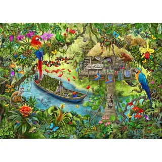 Ravensburger EXIT Puzzle Kids Die Dschungelexpedition 368 Teile
