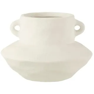 DAHEIM Vase 18 cm Stein, Marmor, Granit Weiß