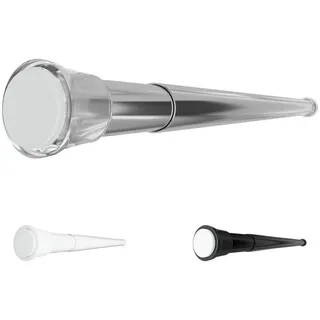 Aquabad Duschvorhangstange Hastaflex 1-läufig Ø 0 mm 140 - 250 cm Silber