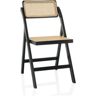 hjh living Tudela Bamboo Klappstuhl 0 x 0 x 0 cm schwarz/braun