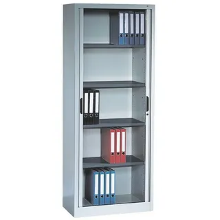 C+P Omnispace Rollladenschrank 80 x 42 x 198 cm grau