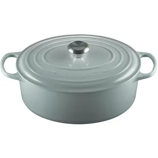 Le Creuset emailliertem Gusseisen ovalen holländischen Ofen, 6,75 qt, Meersalz