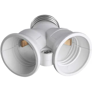 Heitronic Lampensockeladapter E27 auf 2x E27