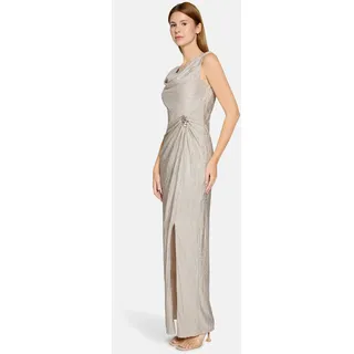 Vera Mont Abendkleid Glitzer-Look Cream/Silver 44