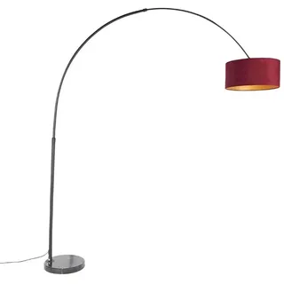 QAZQA Bogenleuchte 50 cm Rot/Gelb