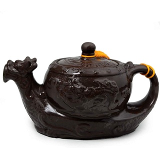 Chinesische Yixing Teekanne aus Ton, Drachen-Teekanne, Keramik, traditionelles Kung-Fu-Tee-Set