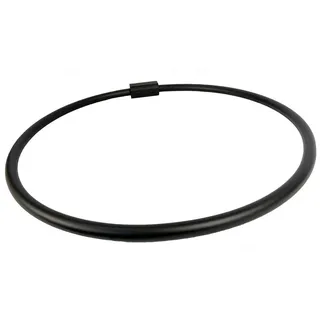 Ekershop Duschvorhangstange Alu Ringstange Schwarz matt Rund Ø 90 cm Winkelstange für Duschvorhang, Ø 900 mm, Fixmaß, Wandmontage, Verschraubt, Aluminium, ohne Duschvorhangringe, auch als Umkleiderkabine schwarz