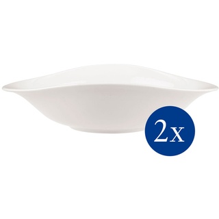 Pastaschalen-Set VAPIANO (BHT 21x9,50x28 cm) - weiß