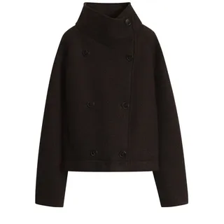 BOSS ORANGE Kurzmantel Calola mit Fischgratmuster (1-tlg) braun|bunt M (38)