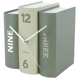 Karlsson Tischuhr, Book Uhr, 20 x x 15 cm