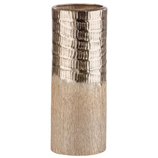 Gilde Vase Trento Aluminium, goldfarben 67860