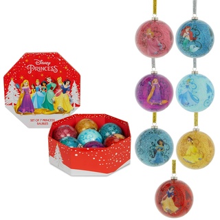 Santa Express Disney Princess Weihnachtskugeln, 7 Stück