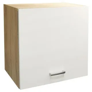 P & B Küchenoberschrank Andy, Weiß, Sonoma Eiche, Holzwerkstoff, 1 Fächer, 50x50x31 cm, hängend, Küchen, Küchenmöbel, Küchenschränke, Küchenoberschränke
