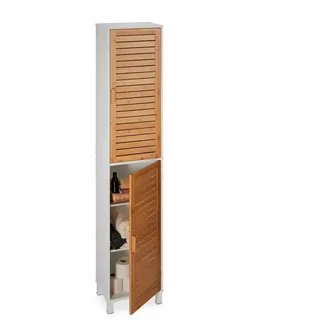 Relaxdays Hochschrank 1-St 0 x 0 cm Weiß/Kunststoff