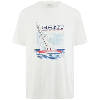 GANT T-Shirt GANT weiss, 56