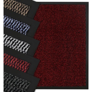 Fußmatte STAR, Nova Forma, - Klassische Fußmatte für innen und außen, - Sauberlaufmatte für Eingangsbereiche rot 40 cm x 60 cm