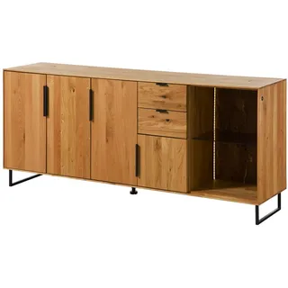 MASSIVMOEBEL24.DE Sideboard 180 x 79 x 43 cm Braun