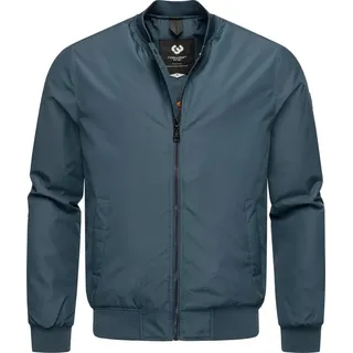 Ragwear Bomberjacke Quadio lässige, wasserdichte Herren Blousonjacke blau S (46)