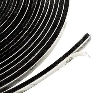 Borstenabdichtung für Türen und Fenster - 10 m Insektenschutz und Zugluftstopper - 7 mm x 6 mm