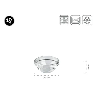 Luminarc Schüssel 7,5 cm 6-er Set, 925942