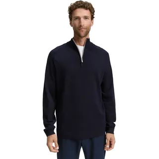 Tom Tailor Troyer Strickpullover Blau M