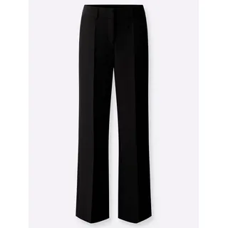 heine Jerseyhose Marlenehose normal schwarz 46