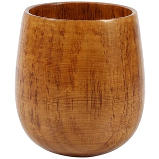 fegayu Holzbecher, umweltfreundlicher Holzbecher, für Wassertee(Large Belly Cup)