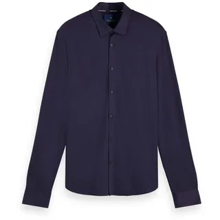 Scotch & Soda Herren Hemd Knitted Shirt 155156-0218 L - Combo B - L