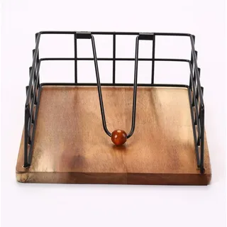 Cheffinger Serviettenhalter Serviettenhalter Serviettenspender Serviettenständer Holz Cheffinger