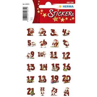 Herma Lebkuchenzahlen Sticker 72 Stück