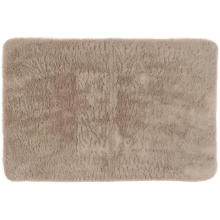 CB Home & Style Badteppich flauschig Fellteppich Dekofell (Taupe, 60x90cm)