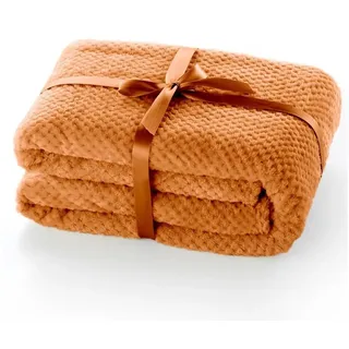 DecoKing Kuscheldecke 70 x 150 cm Fuchsrot