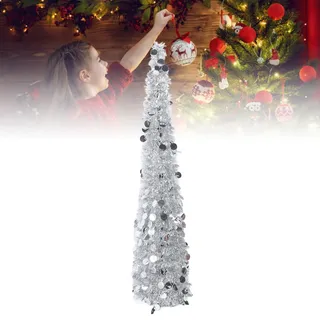 1,5 M Hoher, Künstlicher Pet-pop-up-weihnachtsbaum, Partydekoration, Für Drinnen Und Im Büro  Umweltfreundlich, Leicht Zusammenzufalten