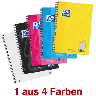 Oxford Collegeblock TOUCH DIN B5 kariert Rosa/Schwarz