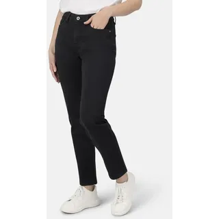 STOOKER WOMEN 5-Pocket-Jeans Zermatt Thermo Straight Fit Jeans Straight Fit Casual Clean Wash Denim Jeans für Damen schwarz 46