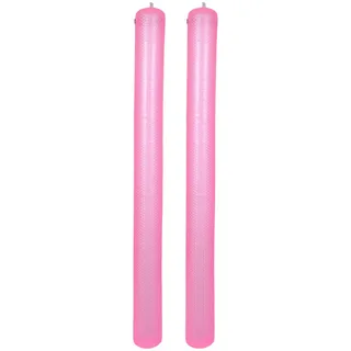 2 Stück Aufblasbare Schwimmnudeln aus PVC für Erwachsene, Rosa